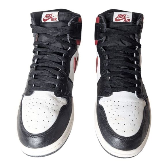 NIKE Air Jordan 1 Retro High OG "Gym Red" Sneakers Size 12 - Picture 4 of 11